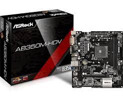 Bo Mạch Chủ - Mainboard Asrock AB350M-HDV (Chipset AMD B350/ Socket AM4/ VGA onboard) (AMD)