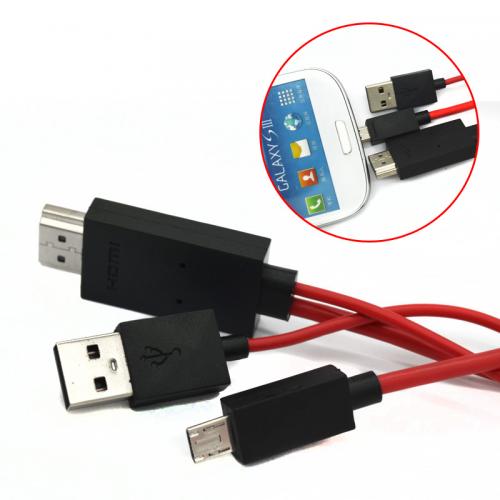 Cáp micro usb to hdmi (MHL) cho điện thoại Android
