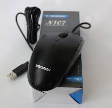 Chuột máy tính Newmen N107 Optical USB Black