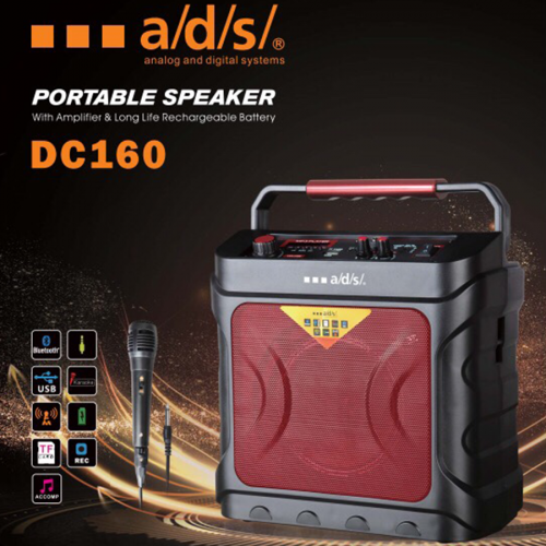 Loa Kéo Di Động A/D/S DC160 (3 MÀU XÁM, HỒNG, ĐỎ) - Hàng Chính Hãng