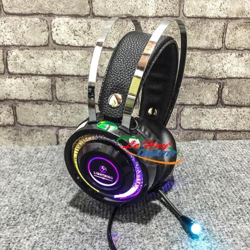 Tai Nghe Lightning V6S 7.1 USB - Led RGB (JACK cắm USB)