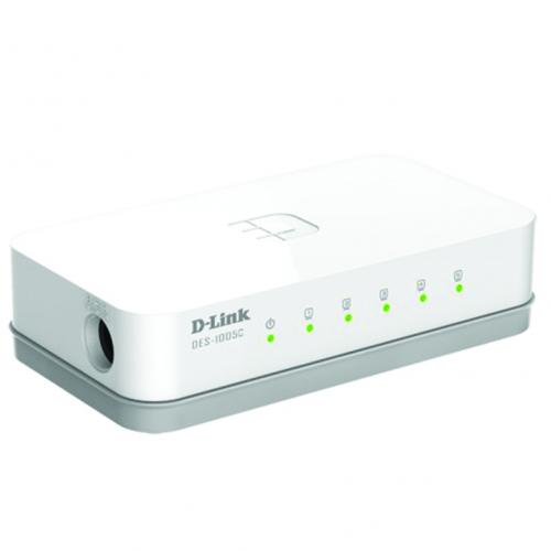 Thiết bị chuyển mạch Switch D-Link DES-1005C 5 Port 10/100MBPS