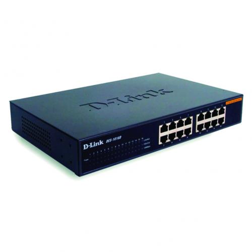 Thiết bị chuyển mạch Switch D-Link DES-1016D 16 Port 10/100MBPS