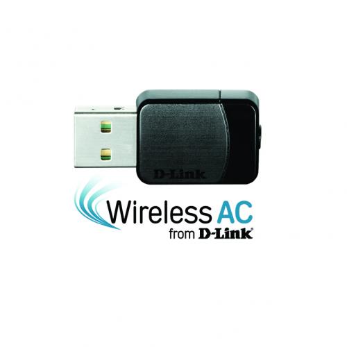 Bộ thu sóng Wifi D-Link DWA-171 USB AC600 Dual Band