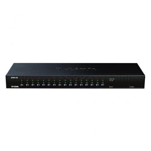 BỘ CHUYỂN ĐỔI TÍN HIỆU D-LINK PS2/USB 16 Port DKVM-450