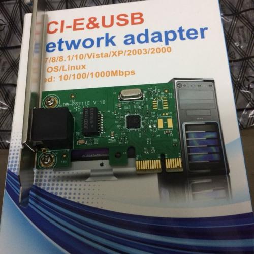 Card Mạng 3468 (CTY) PCI 1X GIGABIT 10/100/1000
