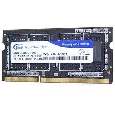 Ram Laptop Team ELITE 4GB - DDR3 - 1600MHz - PC3 12800