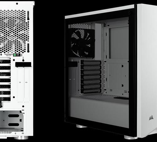 Vỏ máy tính Corsair SPEC-06 Tempered Glass RGB Black/White kính cường lực