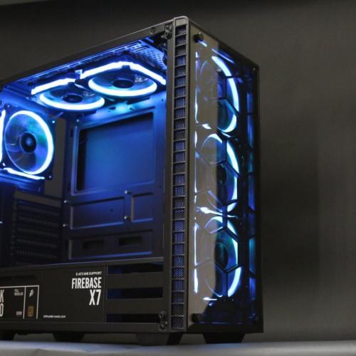 Vỏ máy tính 1STPLAYER FIRE BASE X7 - 2 mặt kính cường lực