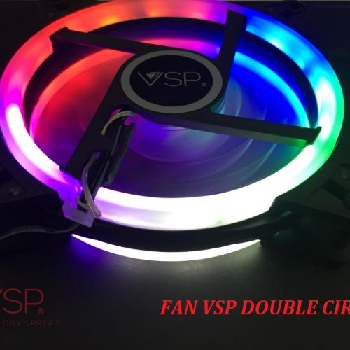 Fan Case VSP -12cm- LED DOUBLE CIRCLE
