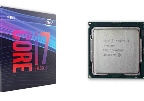 CPU Intel Core i7 9700K 3.6 GHz turbo up to 4.9 GHz /8 Cores 8 Threads/12MB /Socket 1151/Coffee Lake