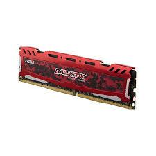 Ram Máy Tính Crucial Ballistix Sport LT 4GB DDR4 2666 Heatspreader (BLS4G4D26BFSE) (Đỏ)
