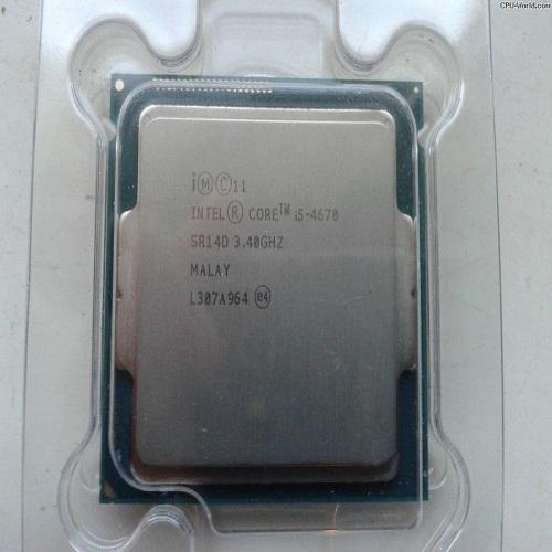 CPU Intel® Core i5 4670 Tray