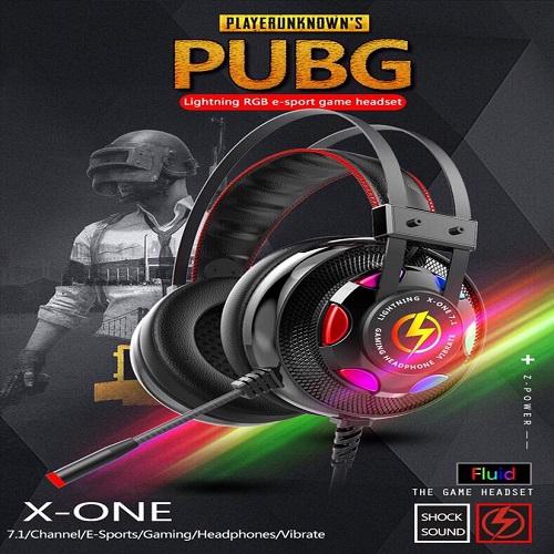 Tai nghe lightning X one Pro led RGB co rung JACK CẮM USB