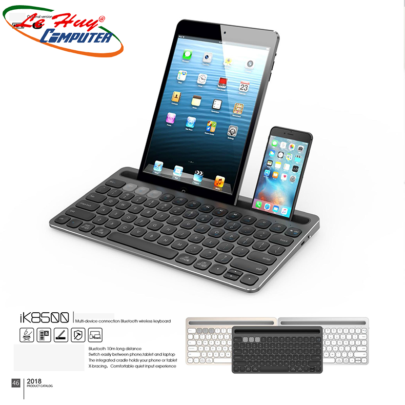 Bàn Phím Bluetooth FD - IK8500 - BH 24 Tháng 1 Đổi 1 - Sản Phẩm Mới 2019
