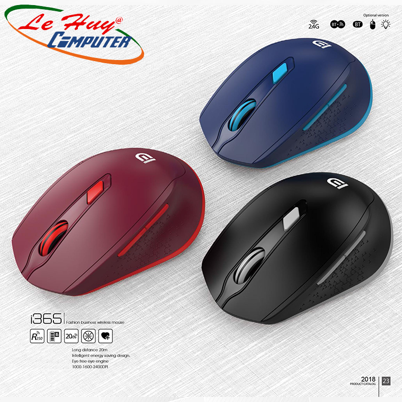 Chuột Vi Tính Không Dây FD I365 - Hàng Chính Hãng