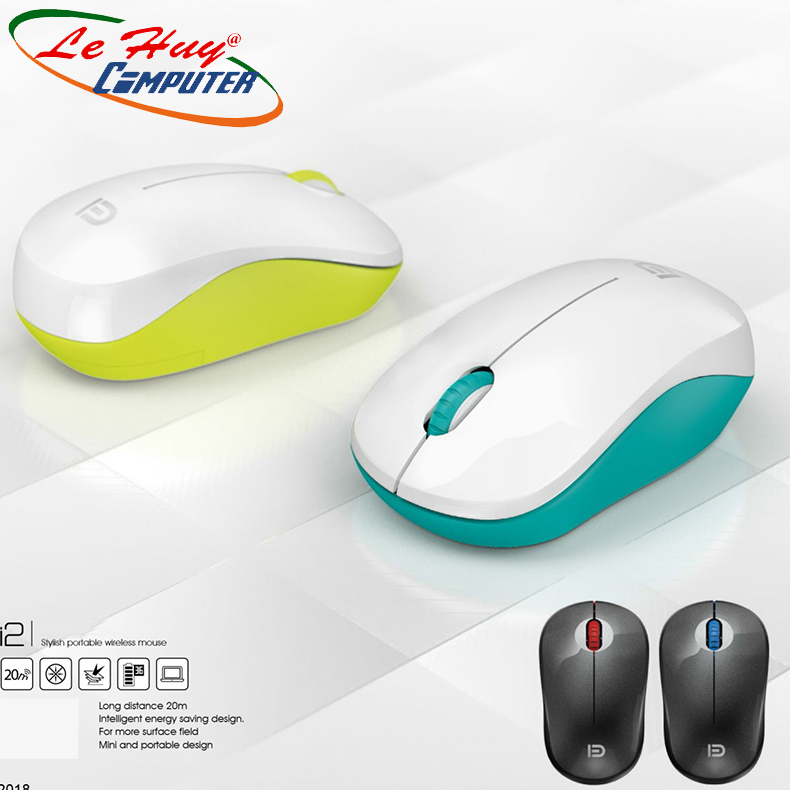 Chuột Vi Tính Không Dây FD I2 - Hàng Chính Hãng