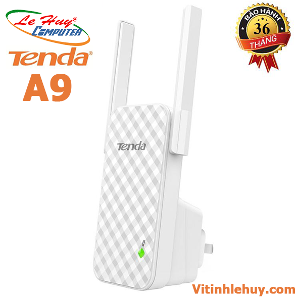 Bộ Mở Rộng Sóng Tenda 300Mbps Tenda A9 - Hàng Chính Hãng