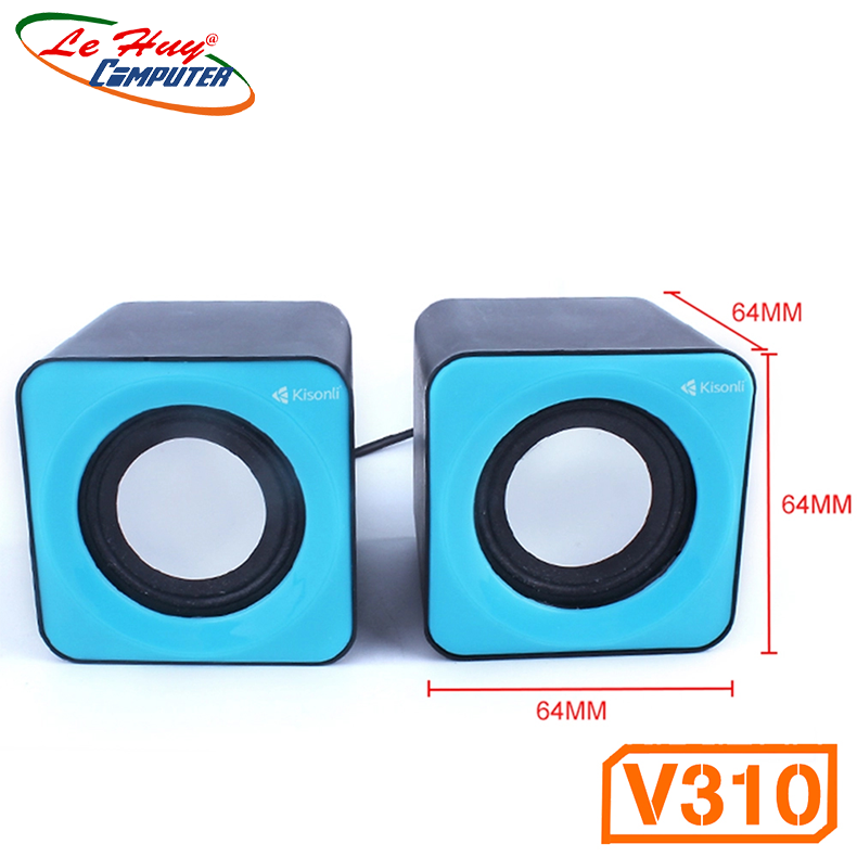 Loa vi tính 2.0 Kisonli V310 - Hàng Chính Hãng