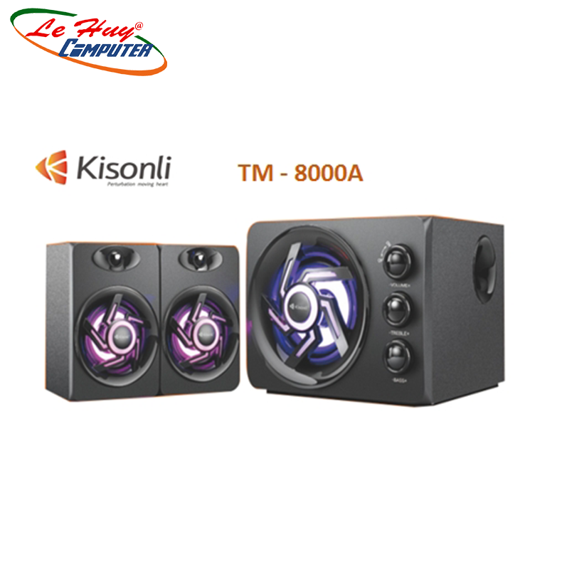 Loa Bluetooth 2.1 Kisonli TM-8000A Led RGB (Bluetooth) - Hàng Chính Hãng