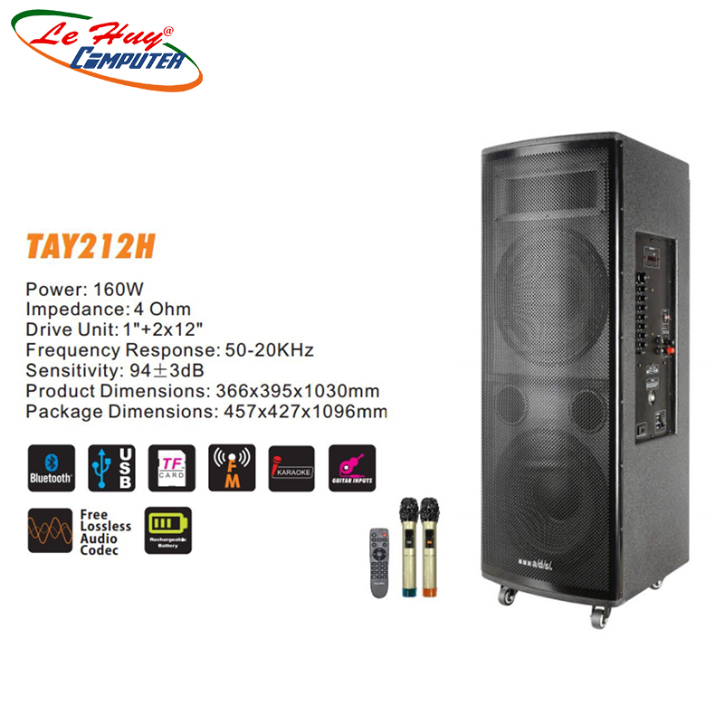 Loa Kéo Di Động A/D/S TAY 212H - Hàng Chính Hãng