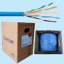 Cable AMP - Cat6 BB GỖ(0738) Màu Xanh 305m Pro