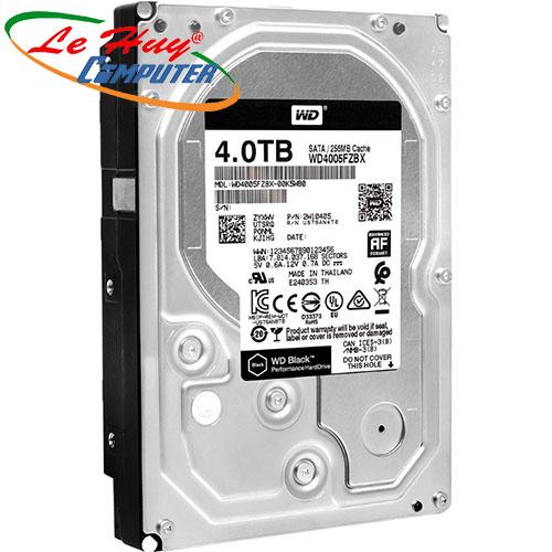 Ổ Cứng HDD Western 4TB Black - SATA (6Gb/s) - 7200 Rpm,256M-WD4005FZBX