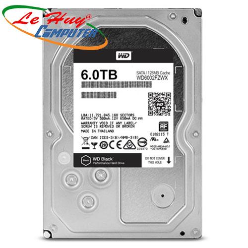 Ổ Cứng HDD Western 6TB Black 3.5inch SATA III 128MB Cache 7200RPM (WD6004FZWX)