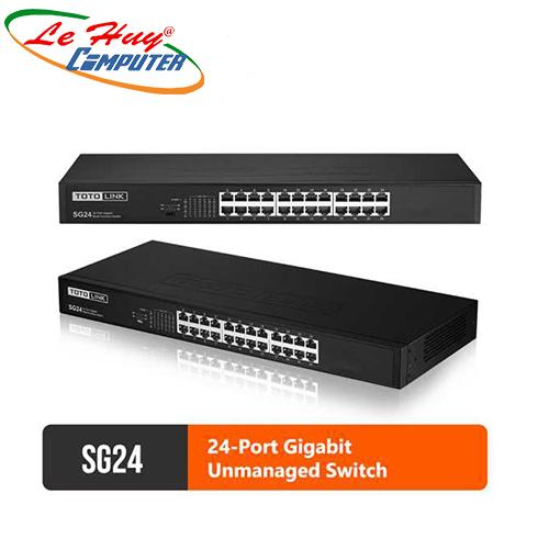 Thiết bị chuyển mạch Switch TOTOLINK  SG24D 10/100/1000 (SẮT)
