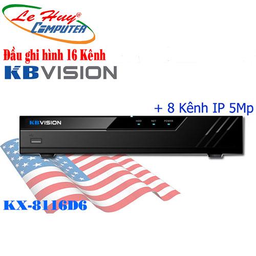 Đầu ghi hình 16 kênh 5 in 1 KBVISION KX-8116-D6