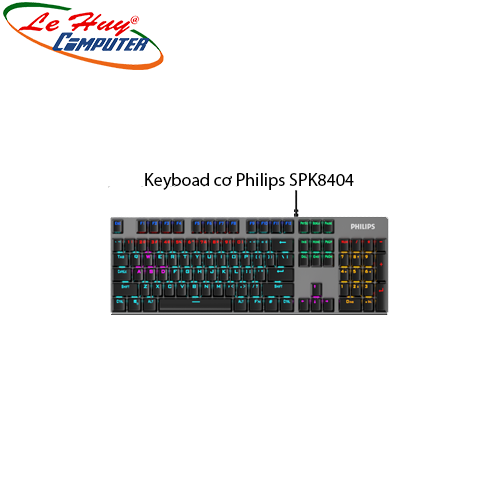 Keyboad cơ Philips SPK8404 (USB)-Phím cơ Blue Swicth