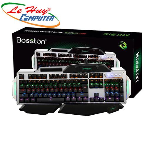 Bàn phím Bosston MK915 USB-PHÍM CƠ LED RGB GAME  Chính Hãng