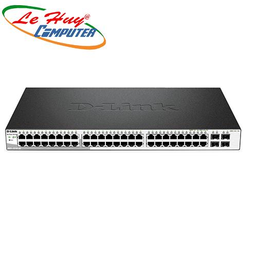 Thiết bị chuyển mạch Switch D-Link DGS-1210-52 48-port RJ45 Gigabit + 4-slot SFP