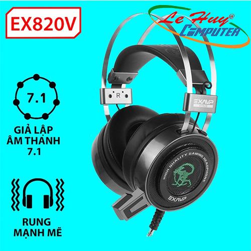 Tai Nghe EXAVP EX820V USB 7.1 LED RUNG