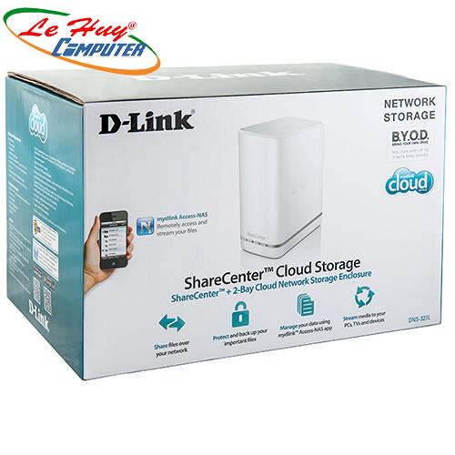 Hộp ổ cứng mạng 2 Bay Dlink DNS-327L