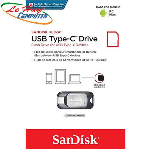SANDISK 16GB CZ450 (USB 3.1)