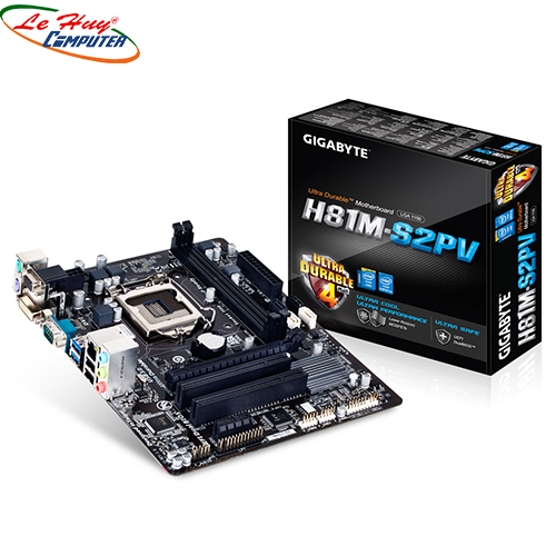 Bo Mạch Chủ - Mainboard Gigabyte H81MS2PV BOX MÀU CTY/3N