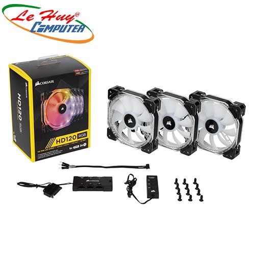 Fan Case Cosair SP 120 RGB LED - Hộp 3 FAN - with controller