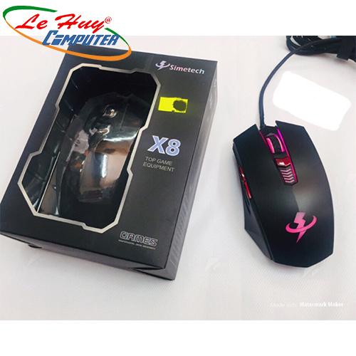 Chuột máy tính Simetech X8 Led