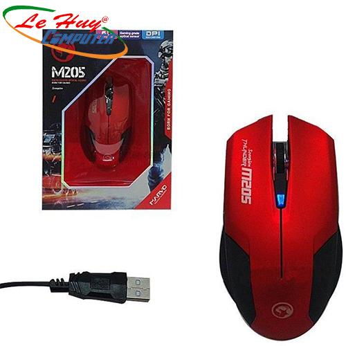 Chuột máy tính Marvo 205BK LED USB