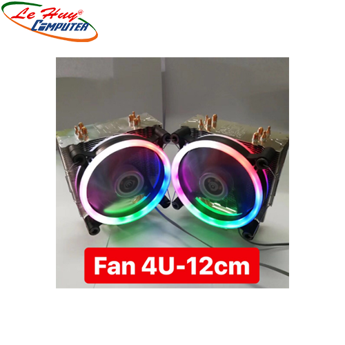 FAN CPU VSP 4U(FAN 12CM  LED RGB)