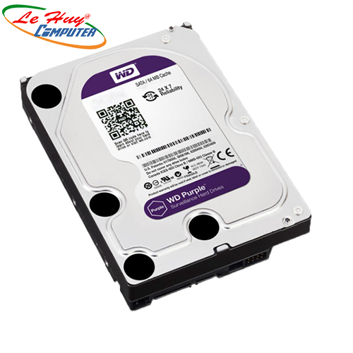 Ổ Cứng HDD 3TB WD Purple chuyên CAMERA(Ổ TÍM) 2N CTY