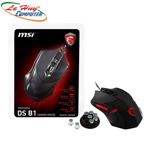 Chuột Chơi Game Có Dây MSI Interceptor DS B1 800/1200/1600 DPI LED 6 Nút