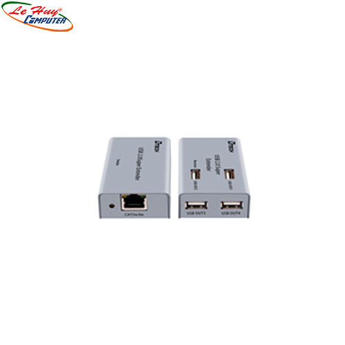 Hộp nối dài USB(50m) -> Lan Dtech(DT7014A)