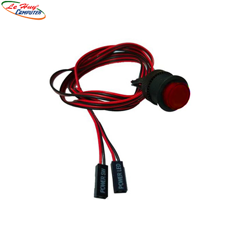 Nút nguồn có dây dài 80CM CÓ ĐÈN LED(XANH/ĐỎ)