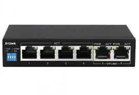 SWITCH POE DLINK DES-F1006P 6 cổng 10/100M với 4 Cổng PoE
