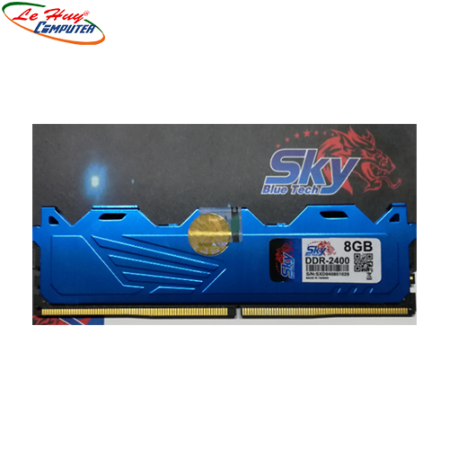 Ram Máy Tính Sky Ram DDR4 8/2400  tản nhiệt thép