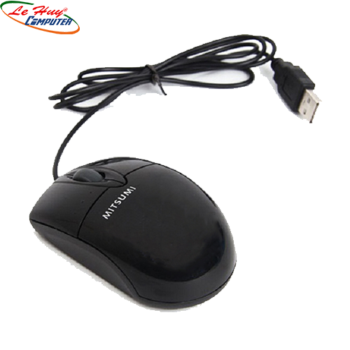 Chuột máy tính Mitsumi ECM-S6603 đen USB Chính Hãng