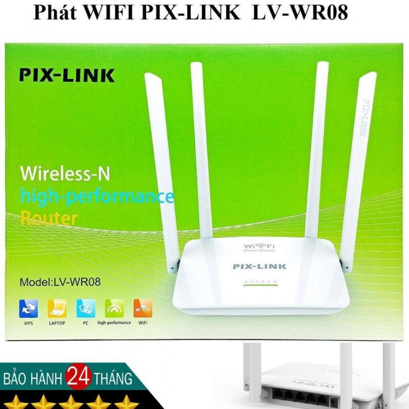 Phát Wifi Pix-Link  LV-WR08 (4 anten, 300Mbps)-Chính Hãng