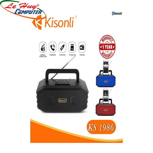 Loa Kisonli Bluetooth KS-1986